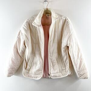 Avalanche Outdoor Supply Company Windham Quilted Puffer Jacket Cream Pink XS